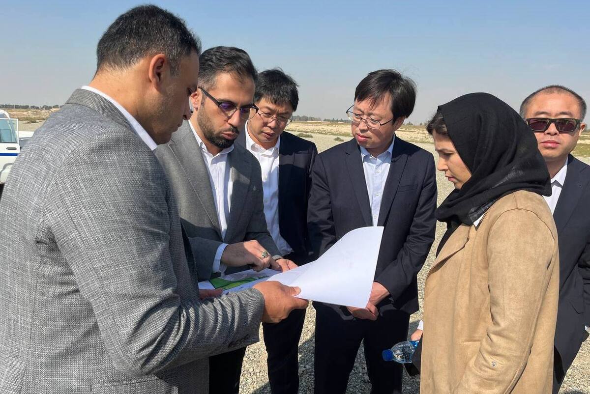 مدیران ارشد چینی از زمین مجموعه ورزشی پایتخت در شهر آفتاب بازدید کردند