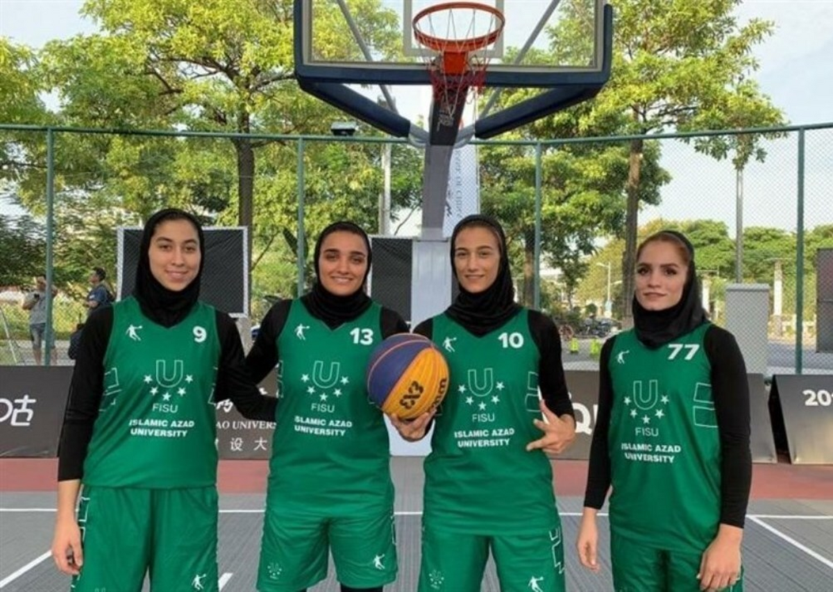 بانوان بسکتبالیست دانشگاه آزاد به مدال جهانی دانشجویان نرسیدند