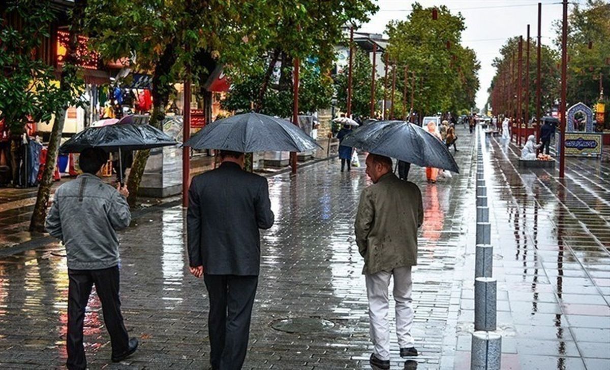 افزایش بارش باران و کاهش ۵ تا ۱۰ درجهای دمای هوا