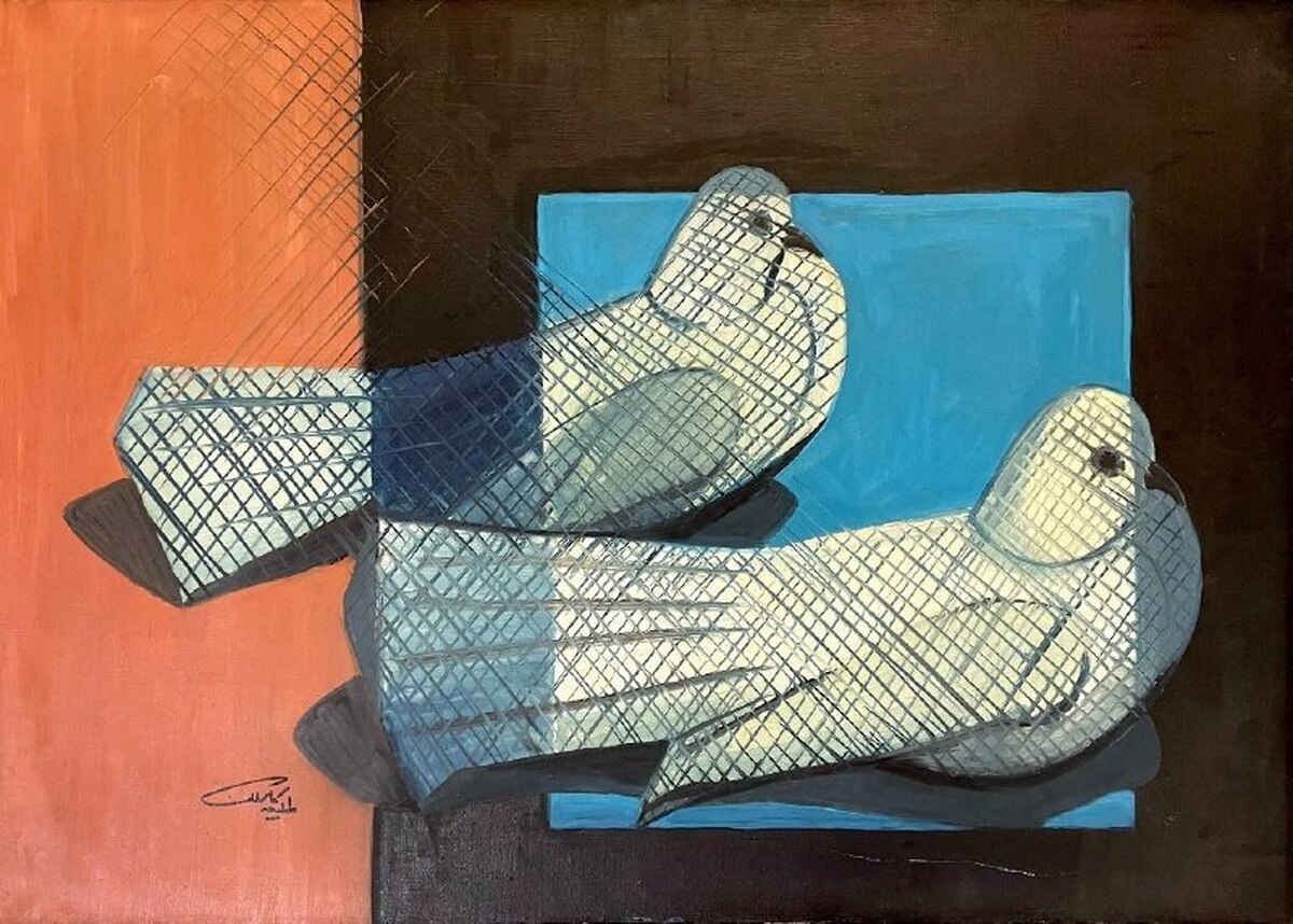 طلوع «خورشید سیاه» نقاش فقید در گالری مژده