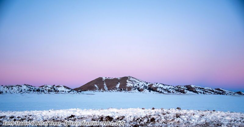 سایه زمین را در طلوع و غروب آفتاب تماشا کنید