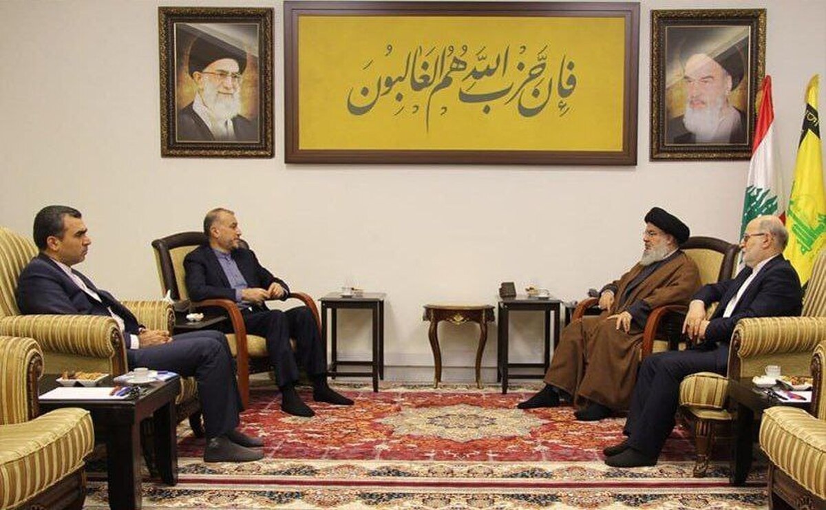 دیدار امیرعبداللهیان با سیدحسن نصرالله