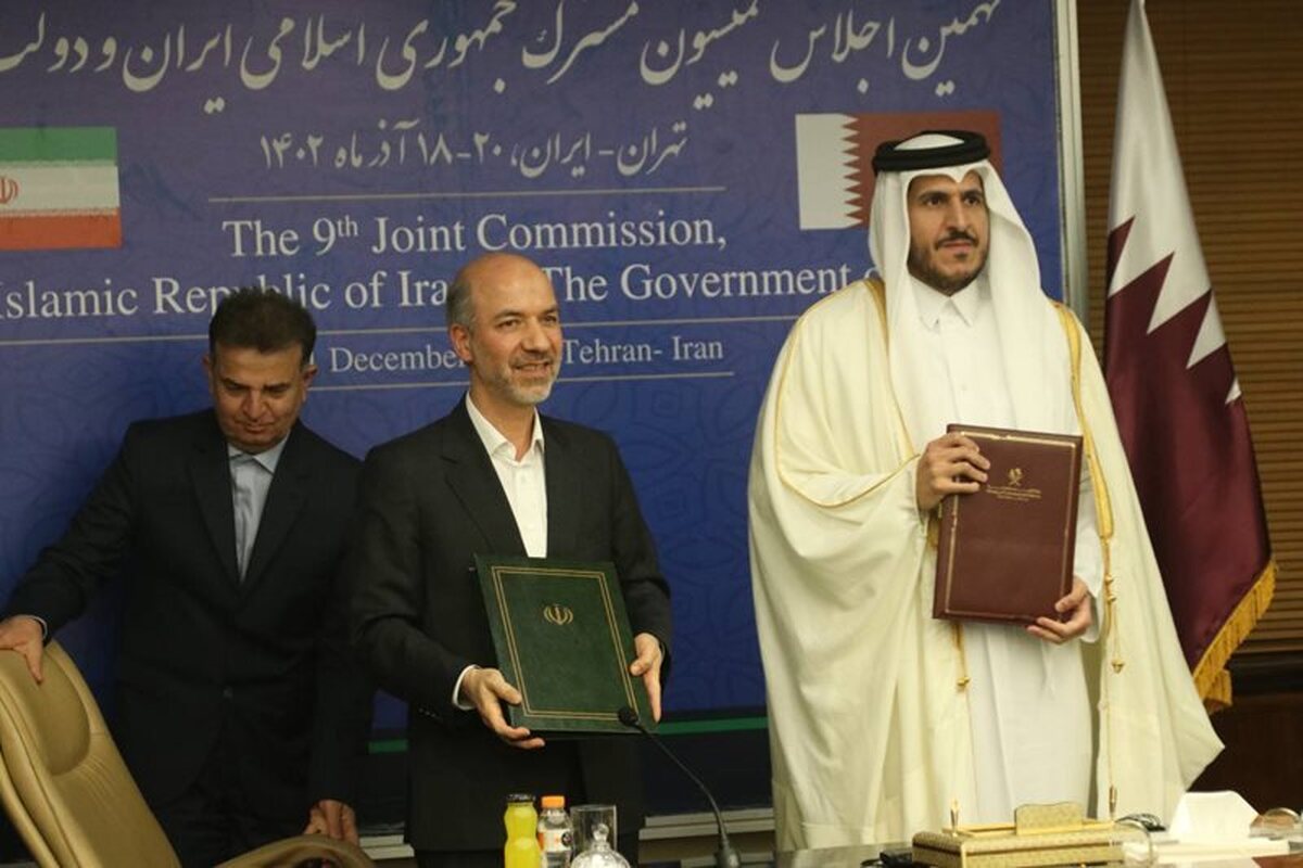 سند همکاریهای اقتصادی ایران و قطر امضا شد