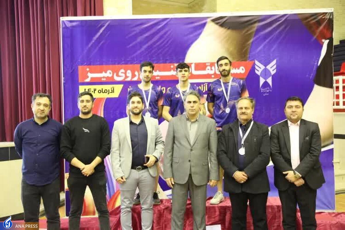 اصفهان قهرمان مسابقات تنیس دانشجویان پسر دانشگاه آزاد شد نایب قهرمانی به میزبان رسید