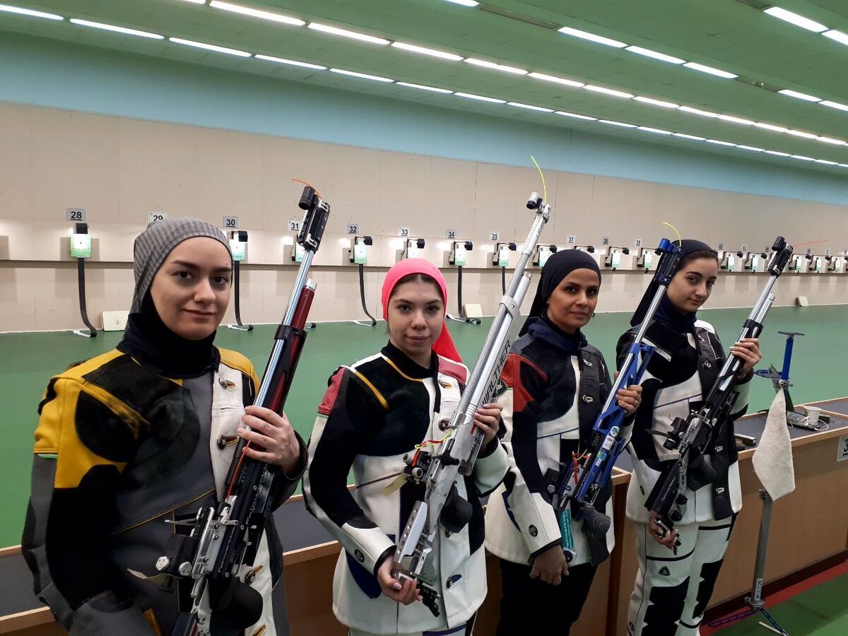 بانوان تفنگدار دانشگاه آزاد صدرنشین لیگ برتر شدند