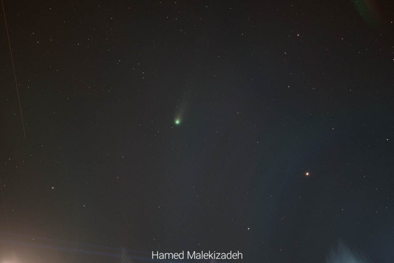 دنباله&zwnj;دار شیطان، مهمان آسمان بهاری