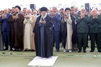 نماز عید سعید فطر به امامت رهبر انقلاب اقامه شد+ فیلم