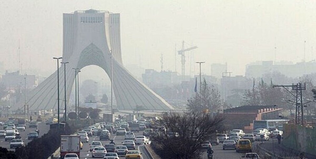شاخص هوای تهران ۱۲۲ پایتخت آلوده شد