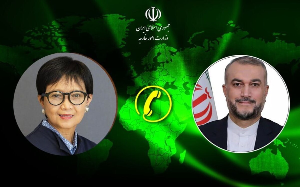 دعوت امیرعبداللهیان از وزیرخارجه اندونزی برای سفر به تهران