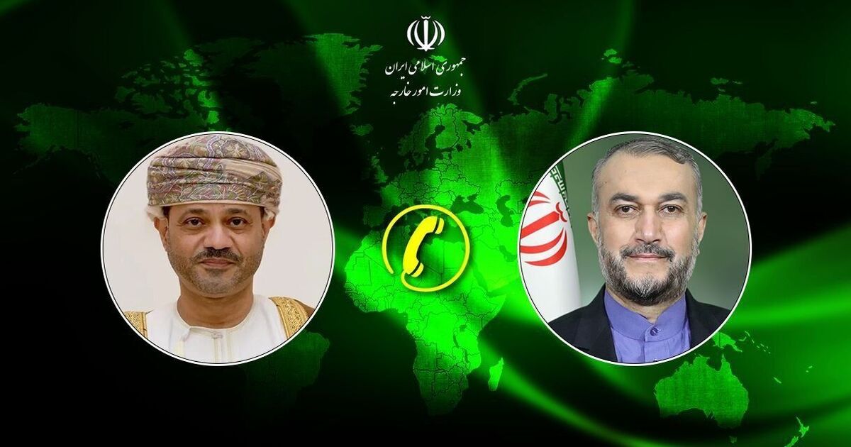 تأکید ایران و عمان بر ضرورت دخالت مجامع بینالمللی برای جلوگیری از جنایت در غزه