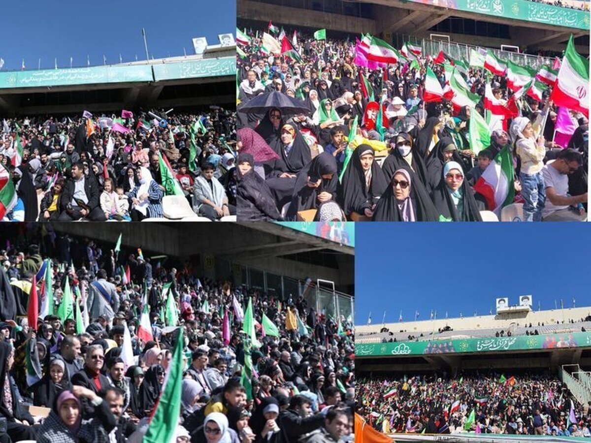 امام حسنیها در ورزشگاه آزادی ورود همچنان ادامه دارد