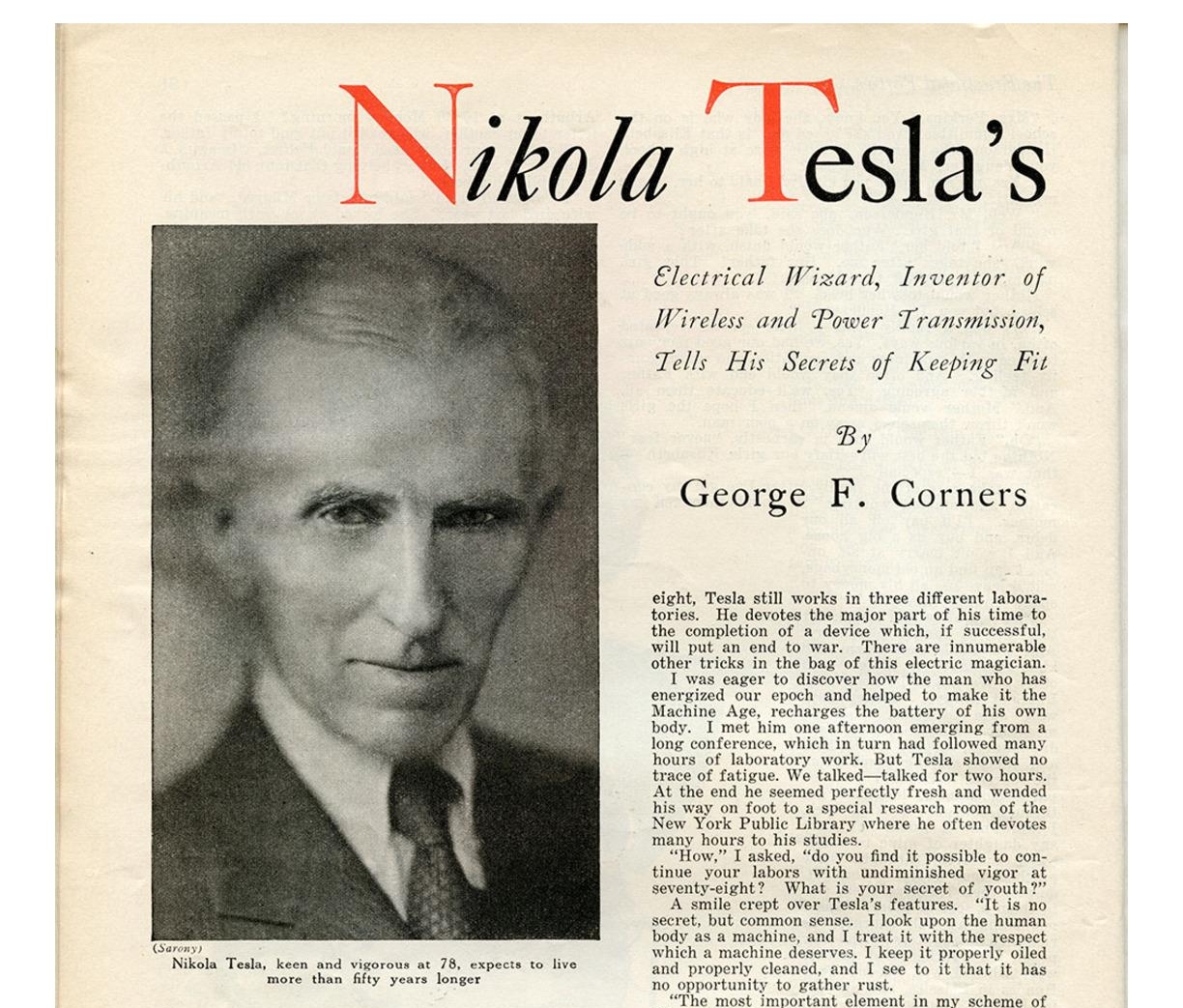 ۱۰ عادت عجیب و غریب نیکولا تسلا! ۱۰ عادت عجیب و غریب نیکولا تسلا!