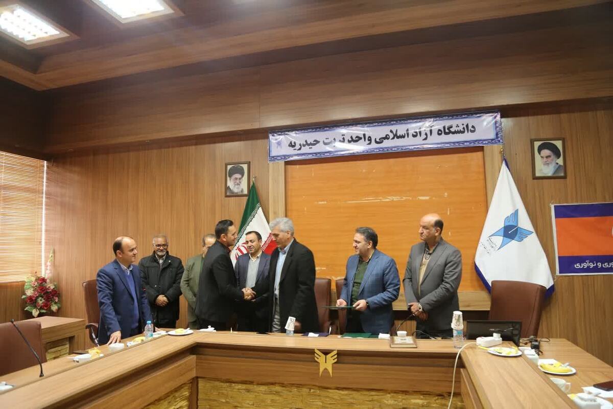 کسب عنوان پایاننامه برتر توسط واحد تربت حیدریه در استان خراسان رضوی