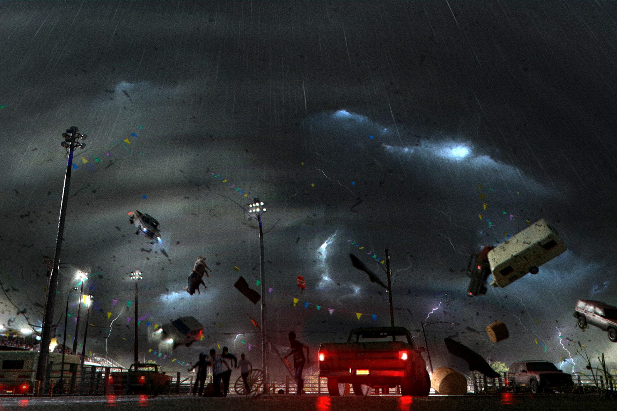 تورنادو میتواند بادهایی با سرعت حدود ۴۸۰ کیلومتر در ساعت تولید کند! تورنادو میتواند بادهایی با سرعت حدود ۴۸۰ کیلومتر در ساعت تولید کند!