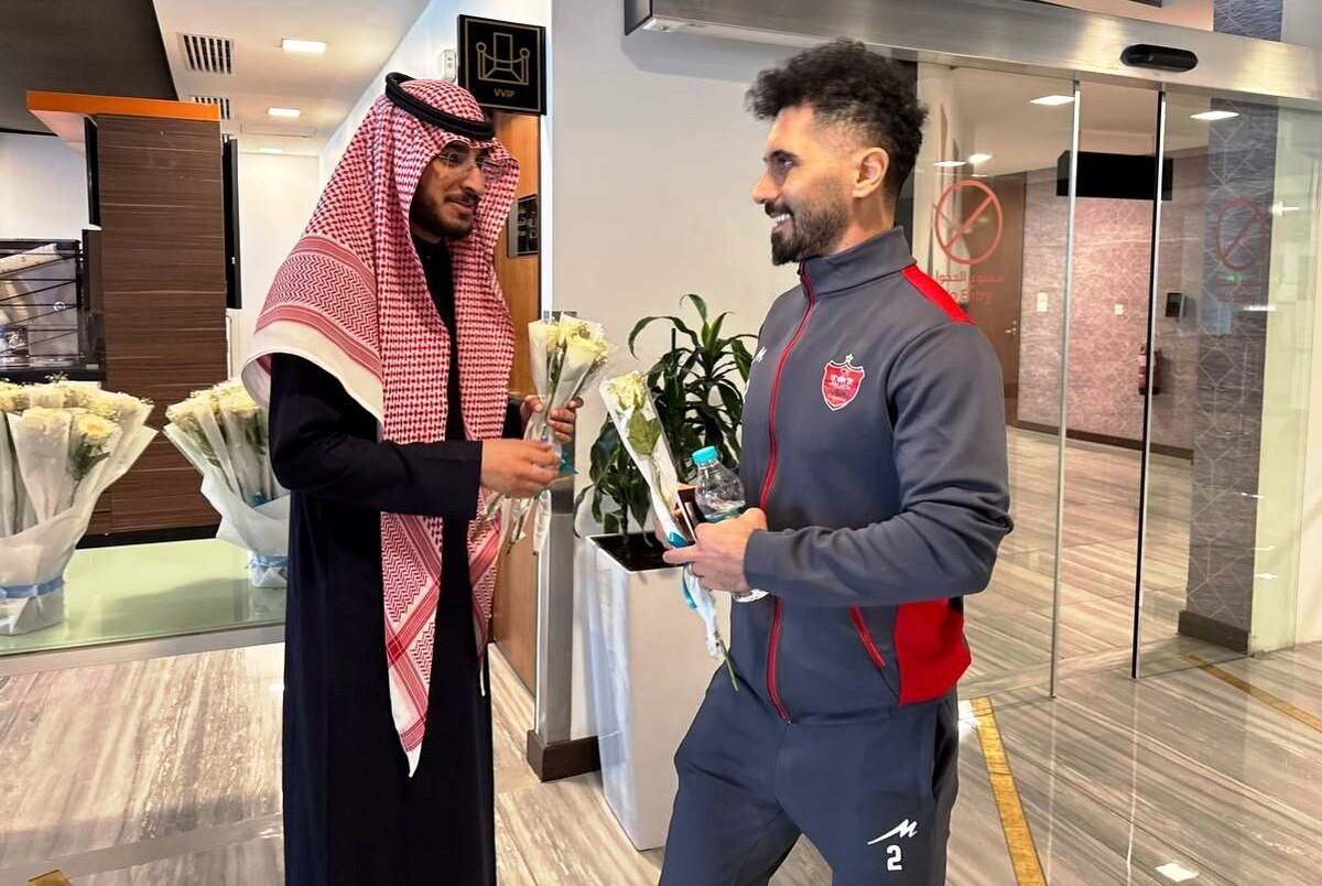 استقبال نمایندگان الهلال از پرسپولیس در ریاض