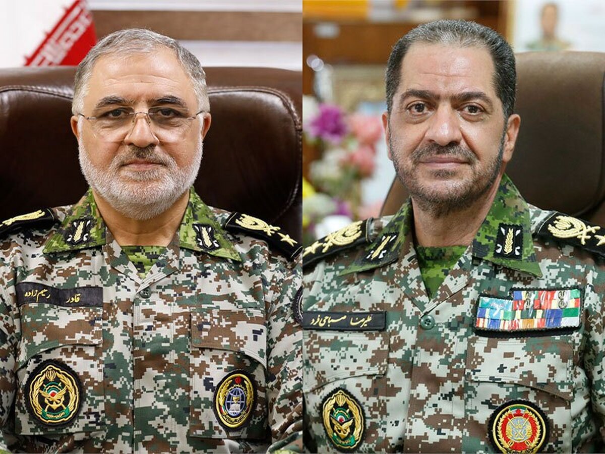 سرتیپ رحیم زاده به سمت مشاور عالی فرمانده کل ارتش و صباحی فرد فرماندهی قرارگاه مشترک پدافند هوایی شد