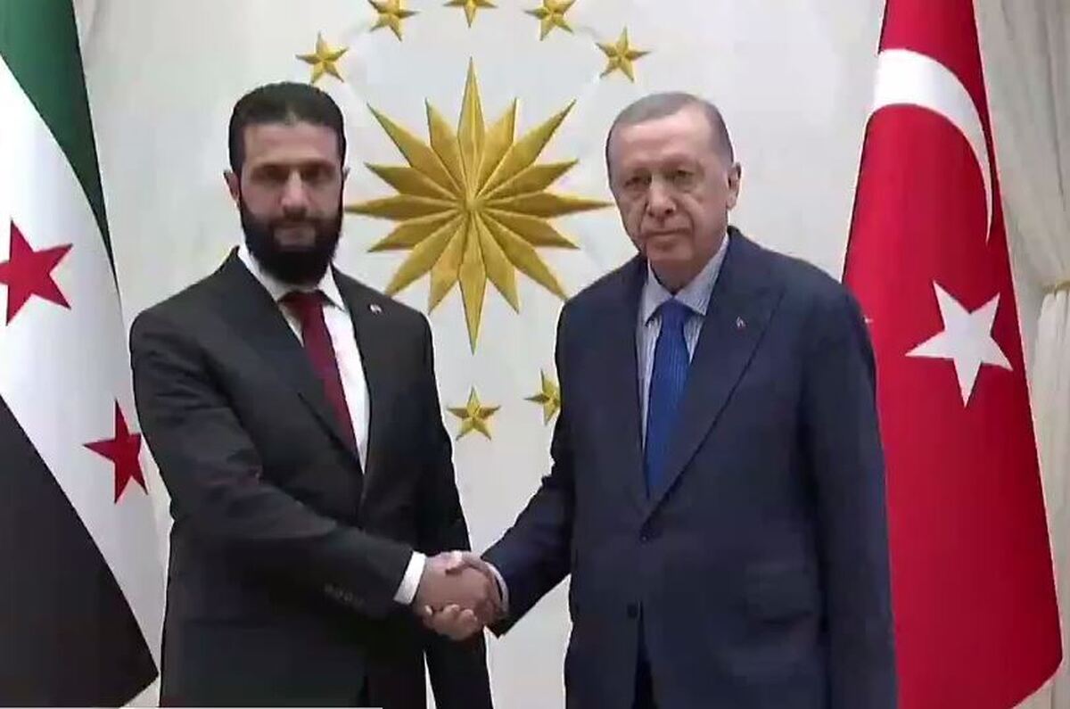 جولانی وارد آنکارا شد دیدار اردوغان با سرکرده شورشیان سوریه +فیلم