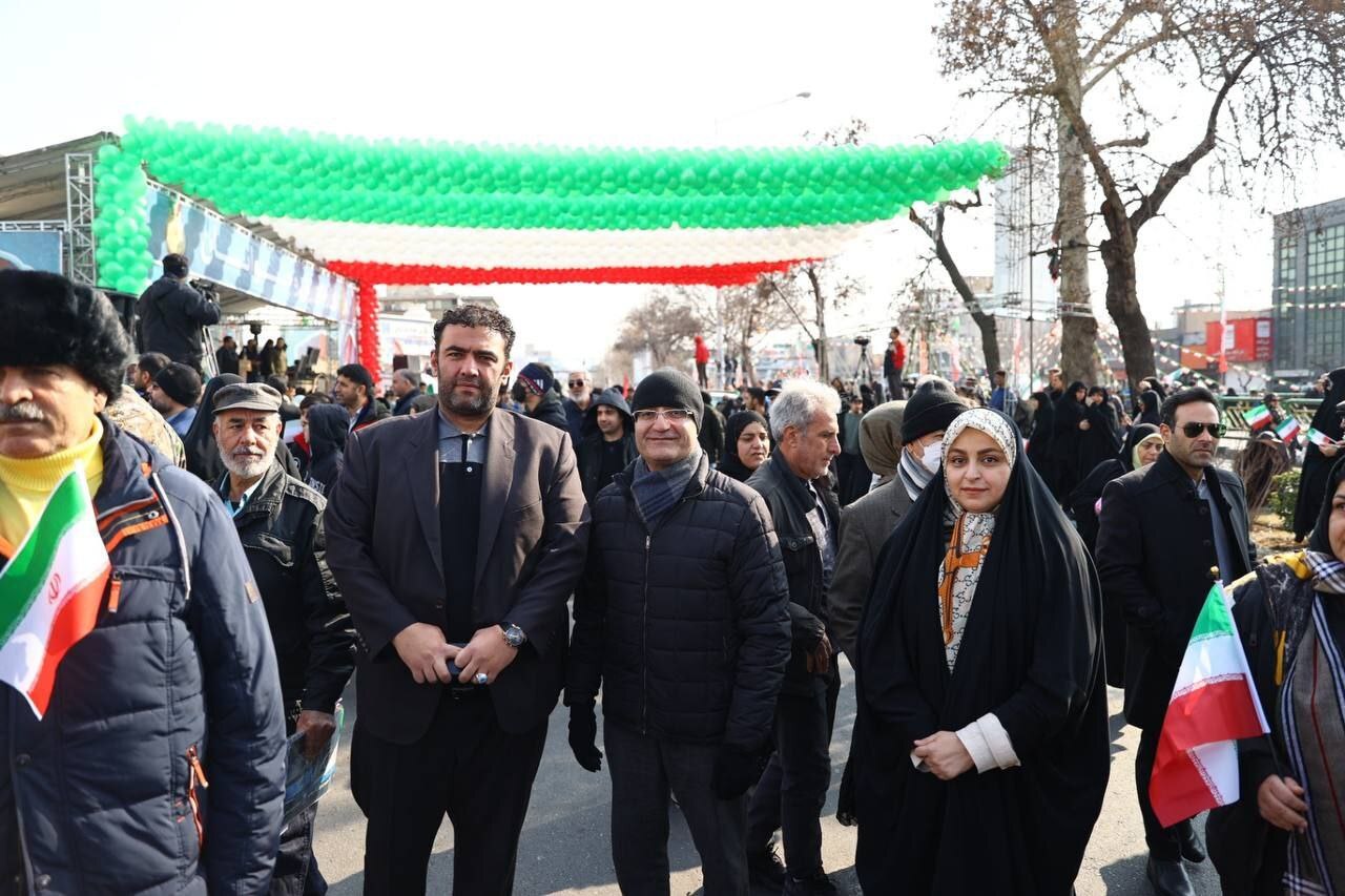 حضور گسترده جامعه ورزش در راهپیمایی ۲۲ بهمن+تصاویر حضور گسترده جامعه ورزش در راهپیمایی ۲۲ بهمن+تصاویر