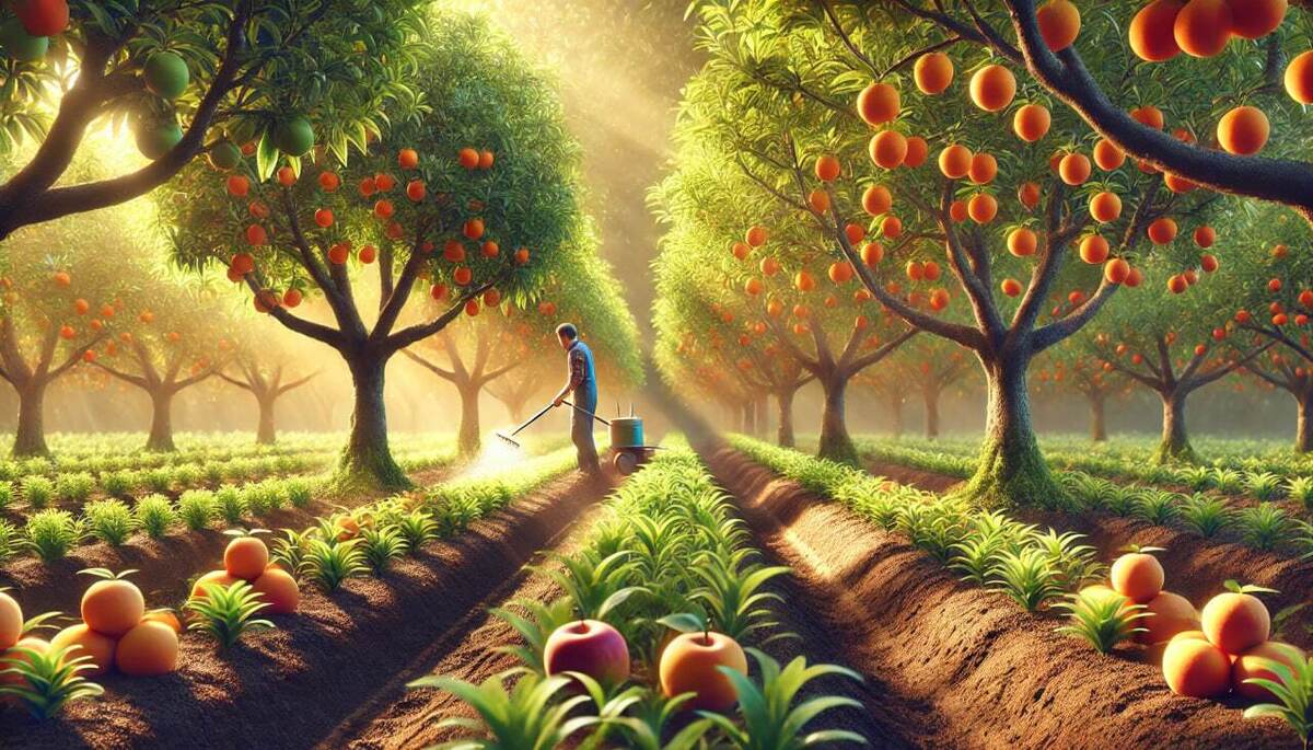 بهترین کود برای رشد سریع درختان میوه