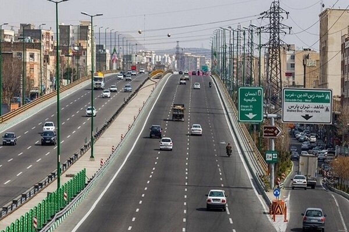 ترافیک روان در معابر و بزرگراه‌های