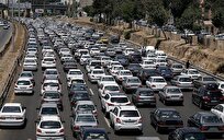 آخرین وضعیت راههای کشور / ترافیک سنگین در آزاد راه قزوین -کرج- تهران