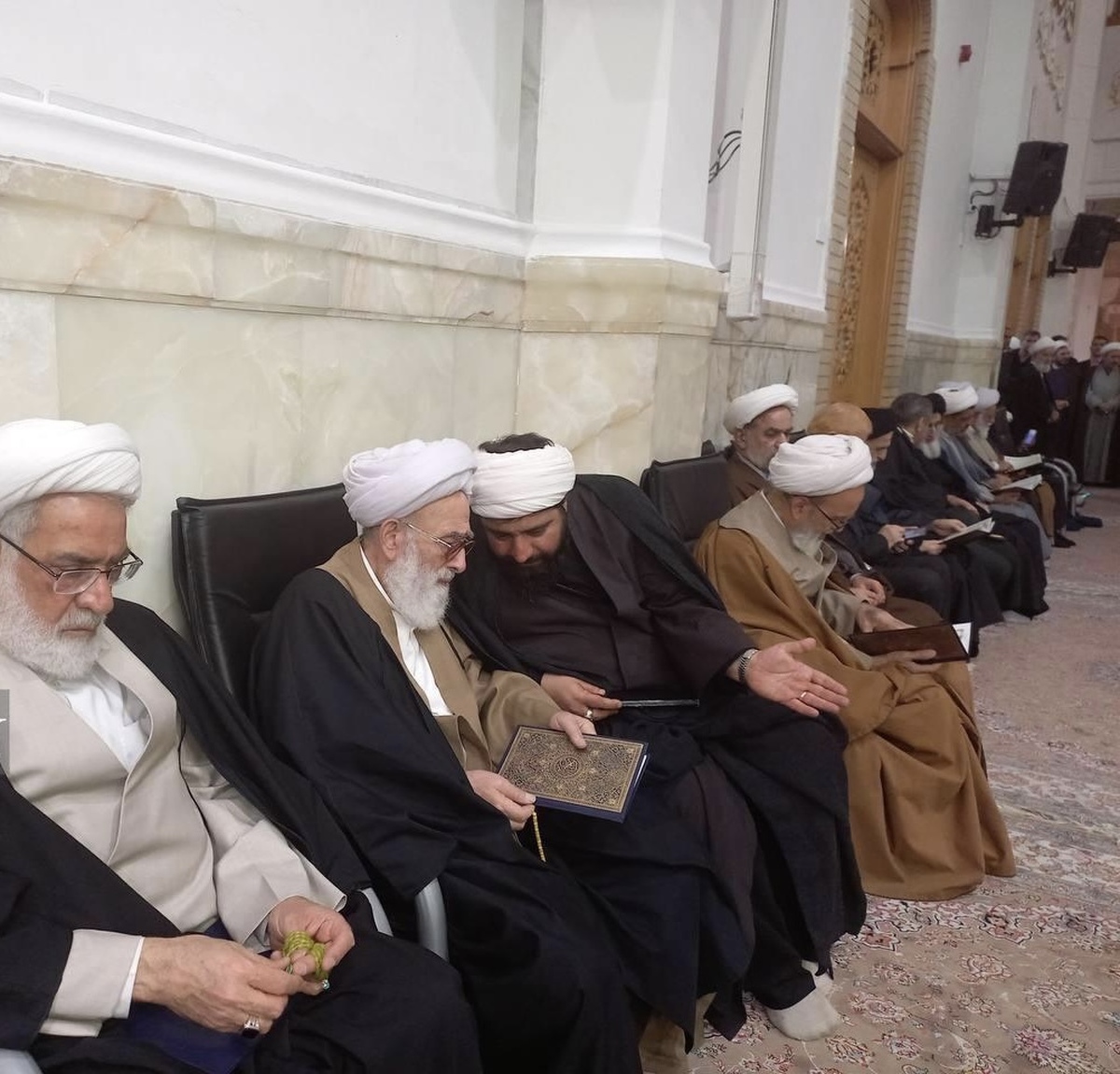 چهلمین روز شهادت حججالاسلام والمسلمین رازینی و مقیسه برگزار شد