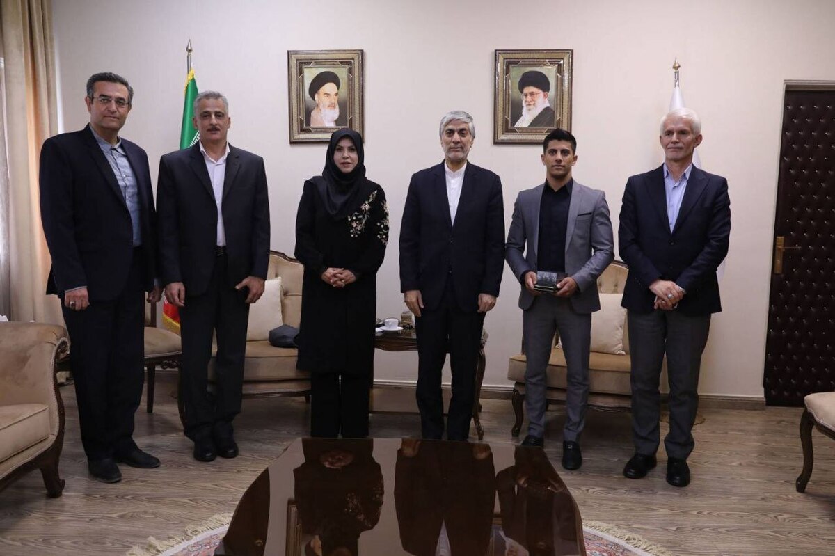 تقدیر وزیر ورزش از مهدی الفتی بعد از کسب سهمیه المپیک