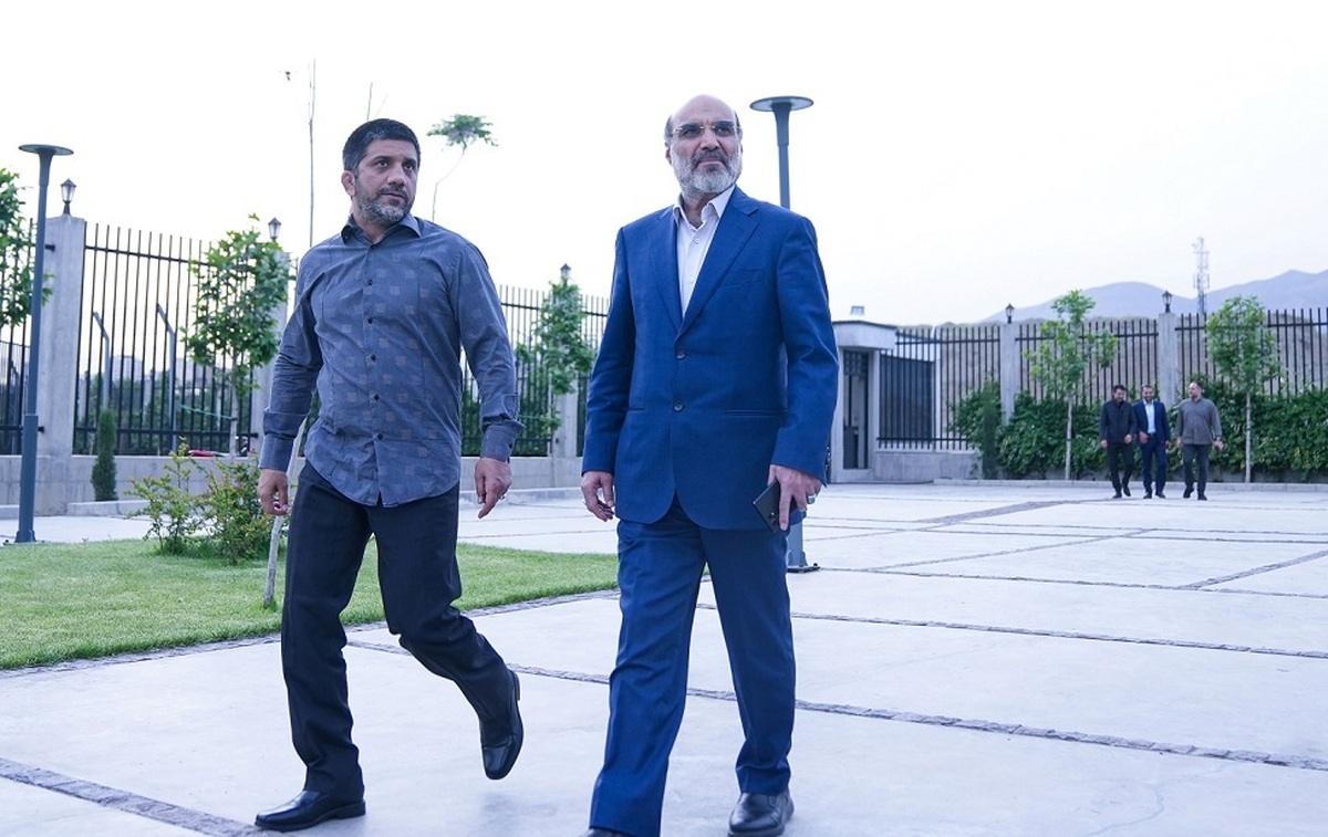 دیدار مالک باشگاه استقلال با رئیس فدراسیون کشتی
