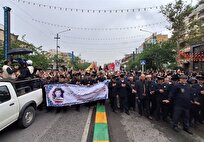 تشییع پیکر چند شهید دفاع مقدس در مشهد و تهران