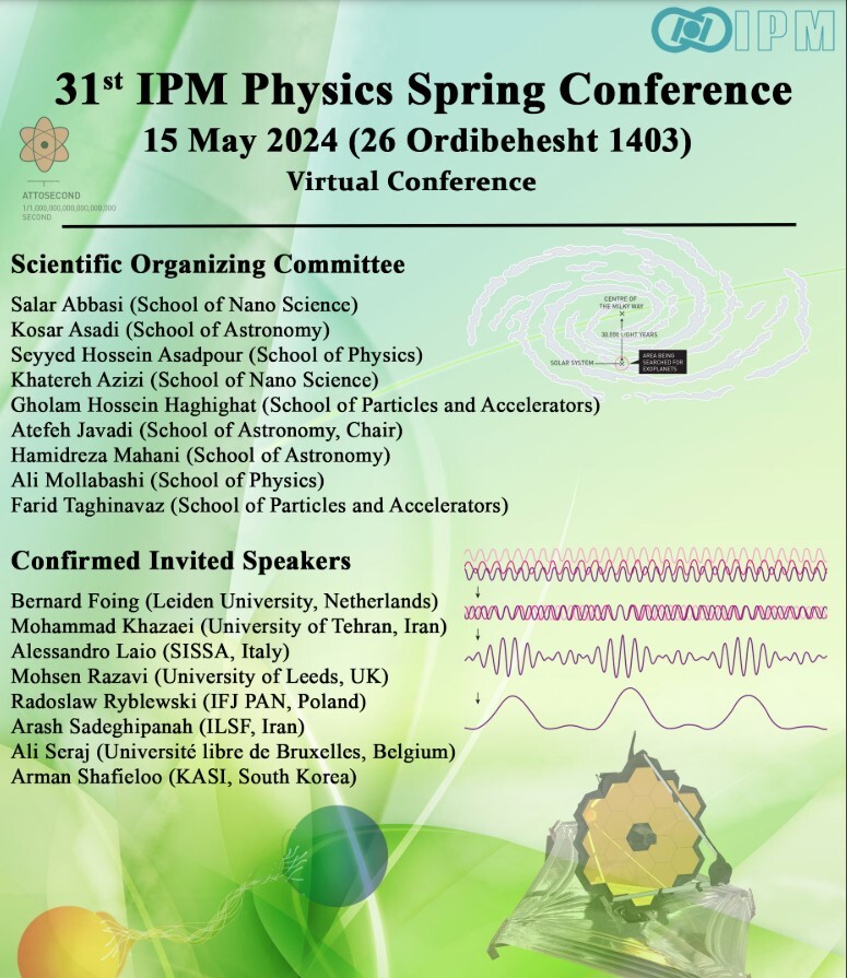 سیویکمین کنفرانس بهاره فیزیک پژوهشگاه دانشهای بنیادی سیویکمین کنفرانس بهاره فیزیک پژوهشگاه دانشهای بنیادی
