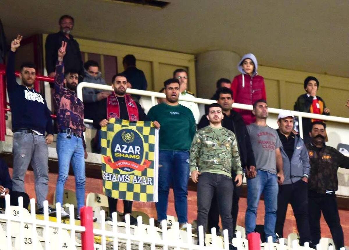 محرومیت تماشاگران شمس آذر قزوین مقابل پیکان