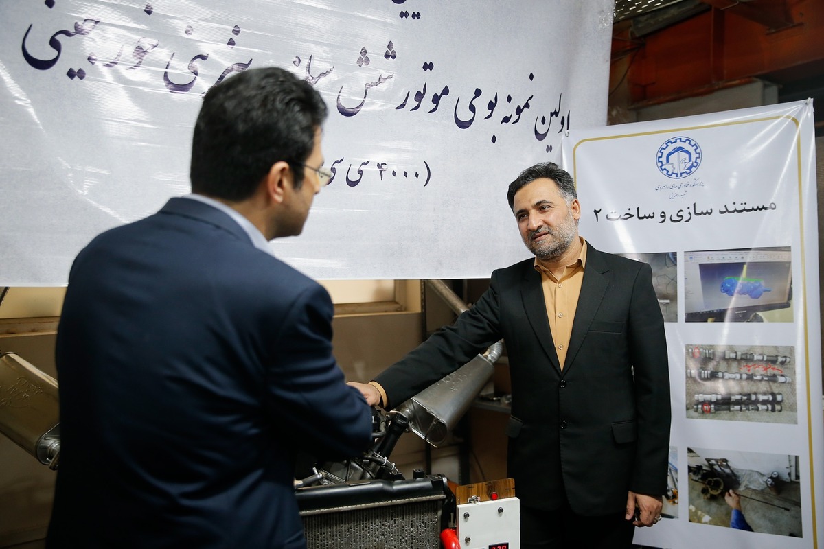 موتور شش سیلندر بنزینی ایران‌ساخت رونمایی شد