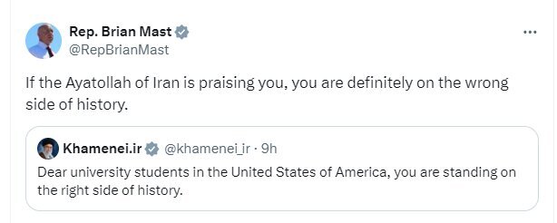 بازتاب نامه رهبر انقلاب به دانشجویان حامی فلسطین در آمریکا در فضای بین&zwnj;المللی