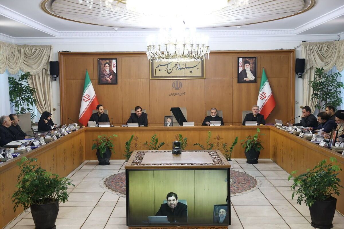 نخستین جلسه هیئت دولت به ریاست سرپرست ریاست‌جمهوری برگزار شد