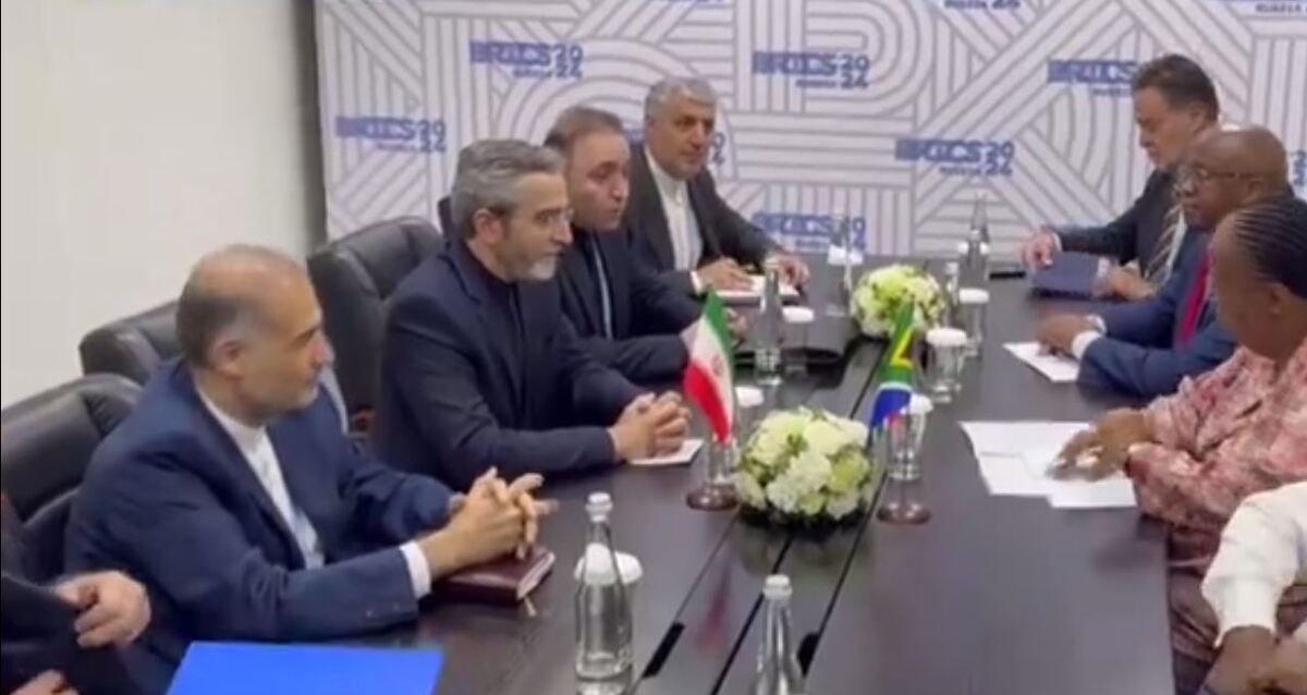 دیدار سرپرست وزارت امور خارجه ایران و وزیر خارجه آفریقای جنوبی