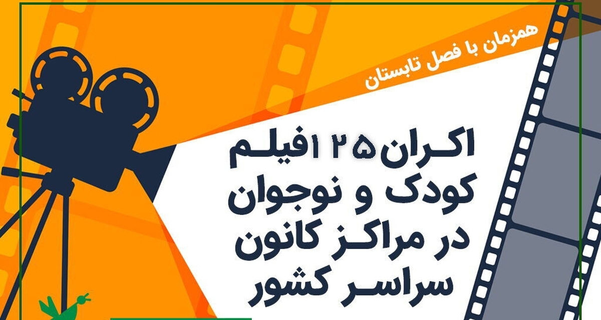 نمایش ۱۲۵ فیلم کودک و نوجوان در مراکز کانون سراسر کشور