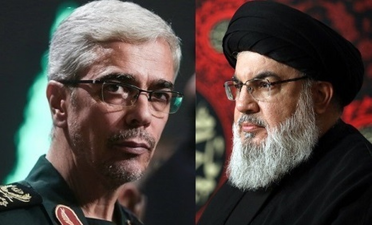 پیام تسلیت سرلشکر باقری به دبیرکل حزب‌الله لبنان
