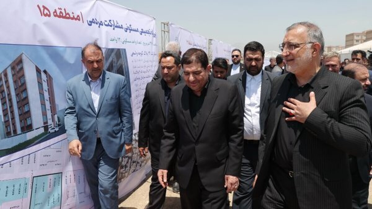 بازدید مخبر از عملیات اجرایی ساخت ۲۰۰ هزار واحد مسکونی در تهران