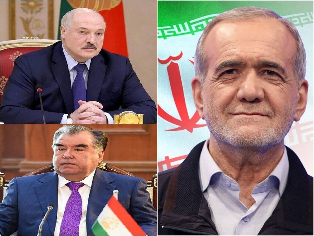 لوکاشنکو و امامعلی رحمان، پزشکیان را به بلاروس و تاجیکستان دعوت کردند