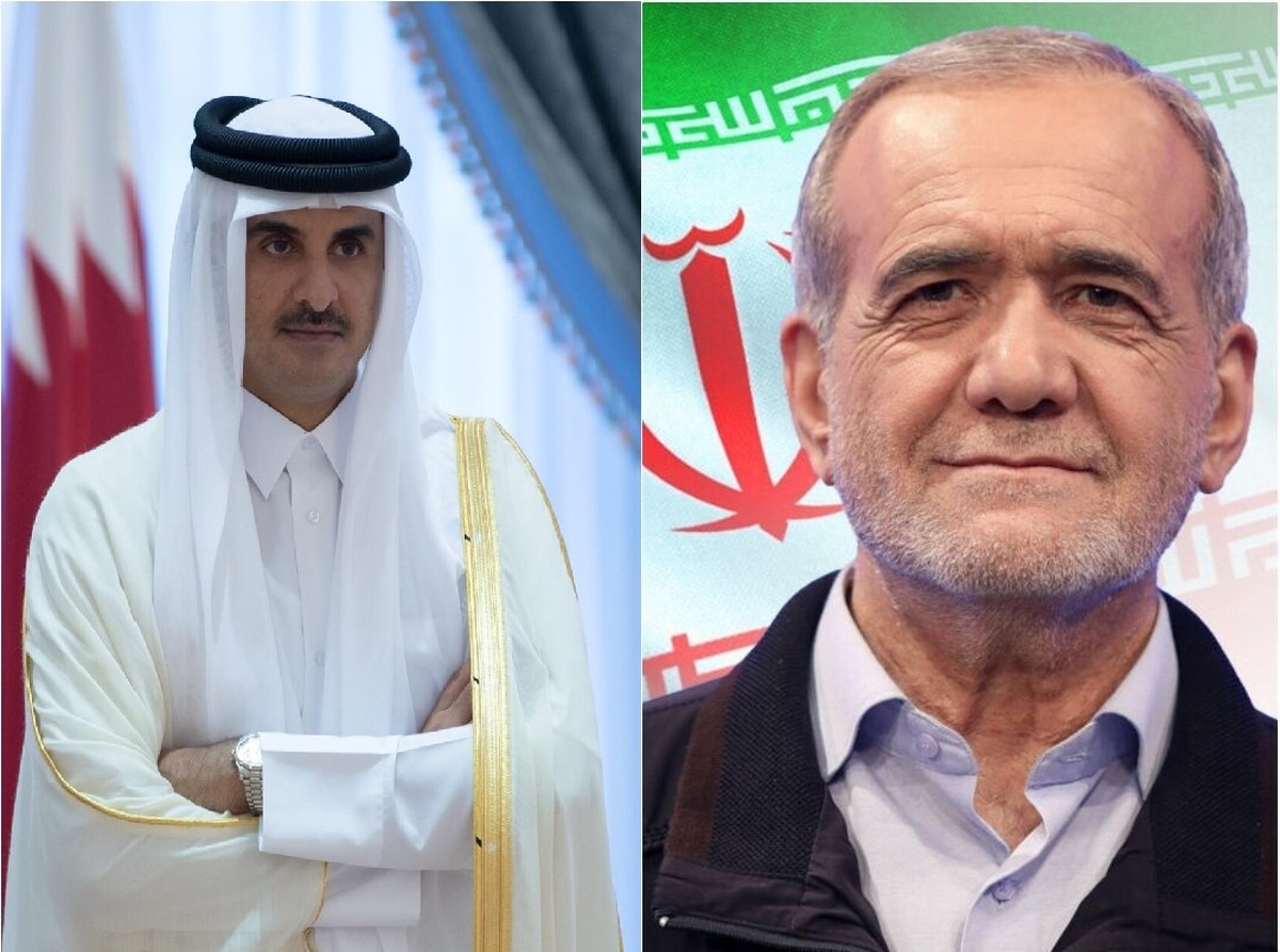 پیام تبریک امیر قطر به مسعود پزشکیان