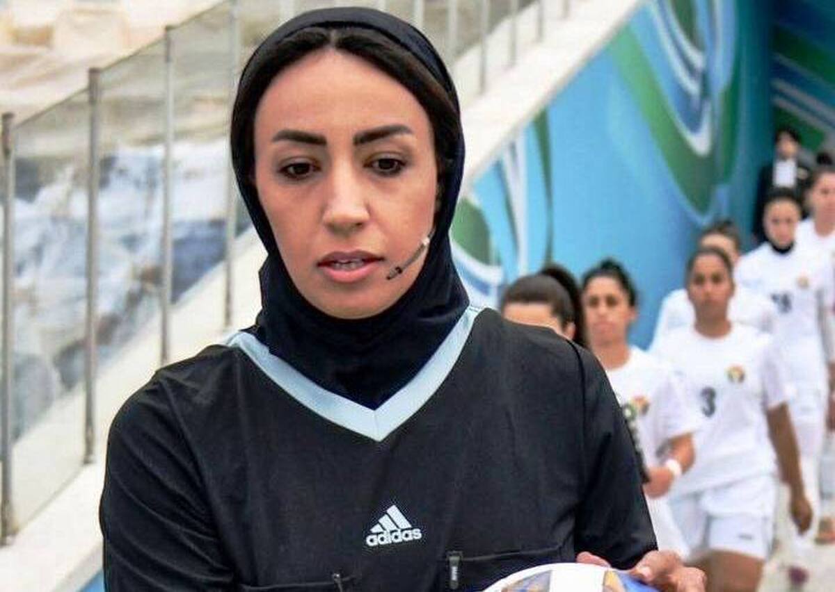 مهسا قربانی اتفاق تاریخی قضاوت داور زن ایرانی را در بازی مردان ثبت کرد+عکس