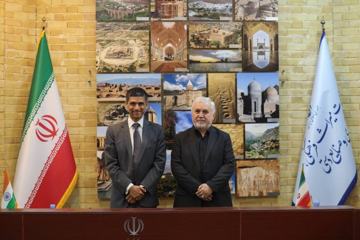 دیدار سفیر هند با قائممقام وزیر و معاون میراثفرهنگی ایران همه ایران قابلیت ثبت جهانی دارد