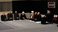 برگزاری مراسم عزاداری شب عاشورای حسینی در حضور رهبر معظم انقلاب