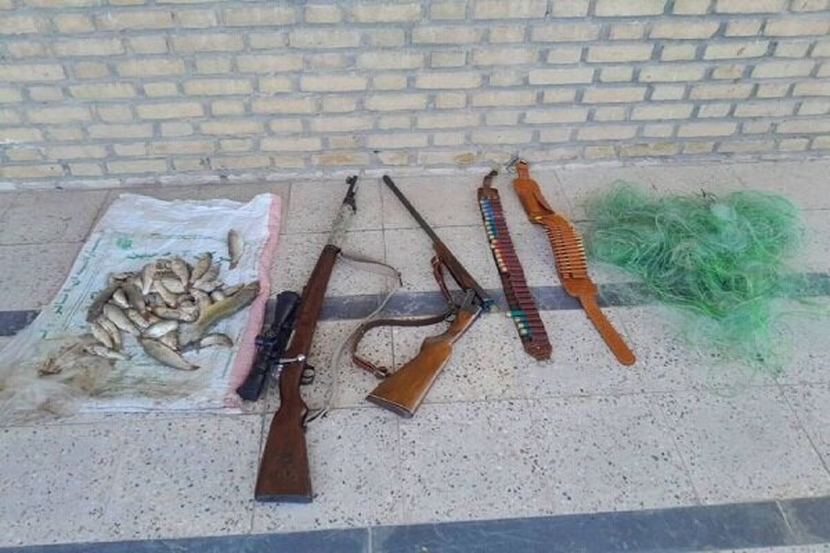 صیاد غیر مجاز در فیروزکوه صید شد!