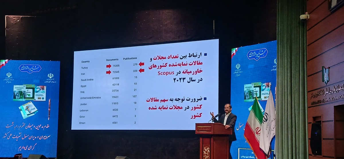 اجازه دهید حمایت ما از تولیدات علمی ادامه یابد  اگر مقالات کنفرانسی بیشتری داشتیم، از ترکیه عقب نمی‌افتادیم