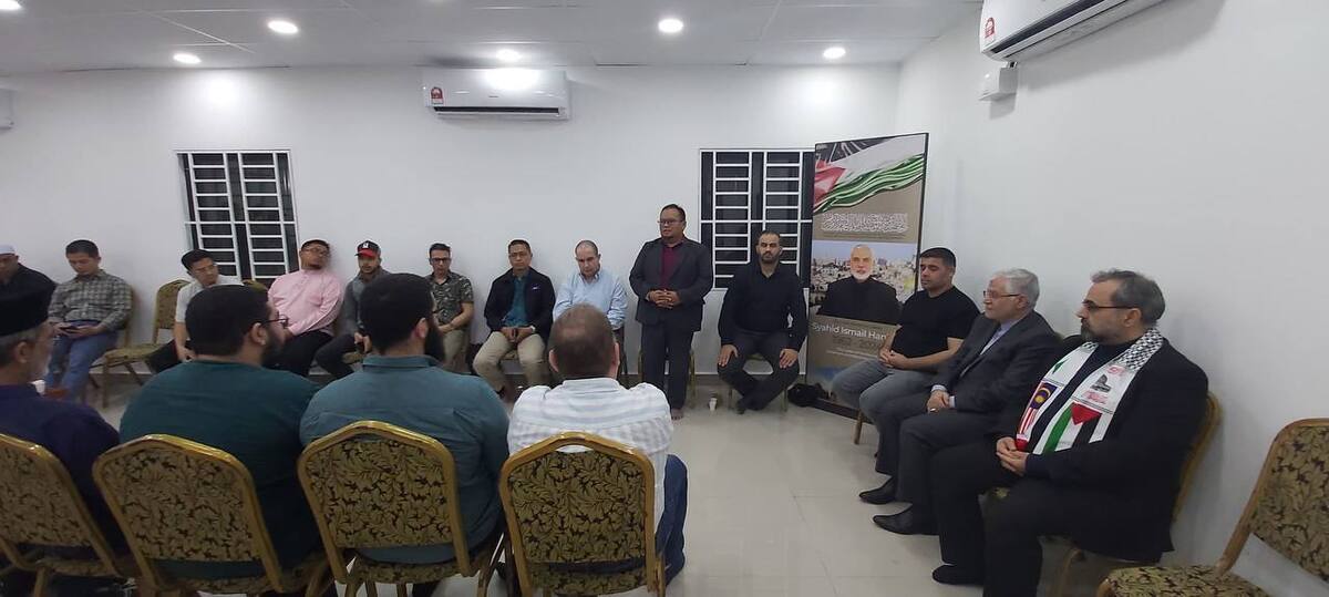 حضور فارسیزبانان در گرامیداشت فرمانده جبهه مقاومت در مالزی