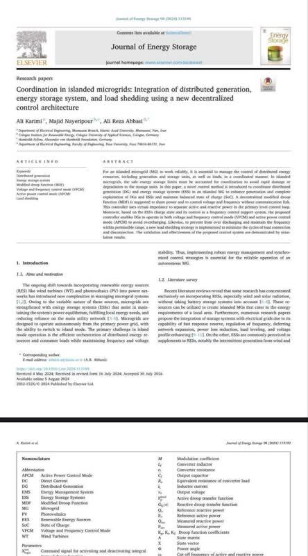ارائه روش نوین &laquo;معماری کنترل غیرمتمرکز&raquo; برای مقابله با خاموشی&zwnj;ها؛ تأمین بار مصرف&zwnj;کنندگان با &laquo;شین&zwnj;مرجع&raquo;
