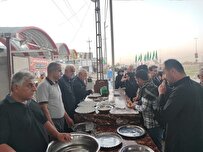 خدمترسانی دانشگاهیان دانشگاه آزاد در موکب سیدالشهدا