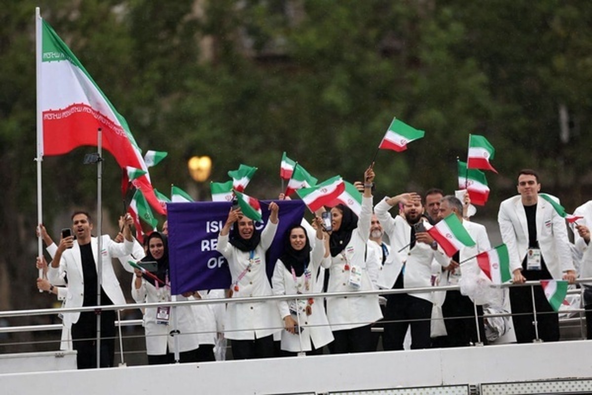 فراز بادپا، نماد رشادت همگام با قهرمانان ایران در افتتاحیه پاریس