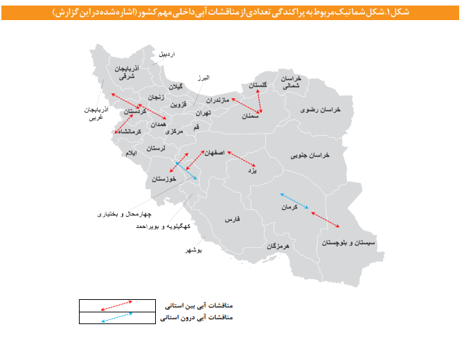 عوامل ایجاد و گسترش مناقشات آبی در ایران عوامل ایجاد و گسترش مناقشات آبی در ایران